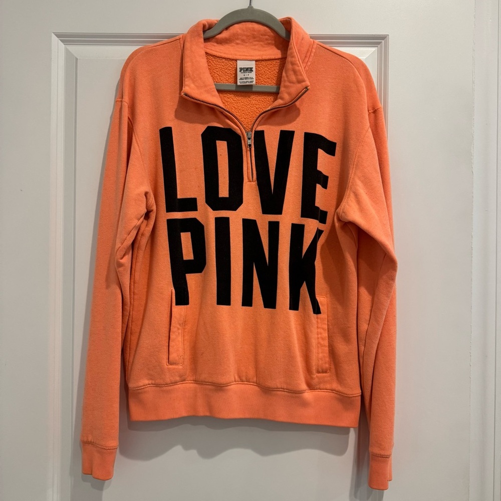 PINK Quarter zip sweatshirt